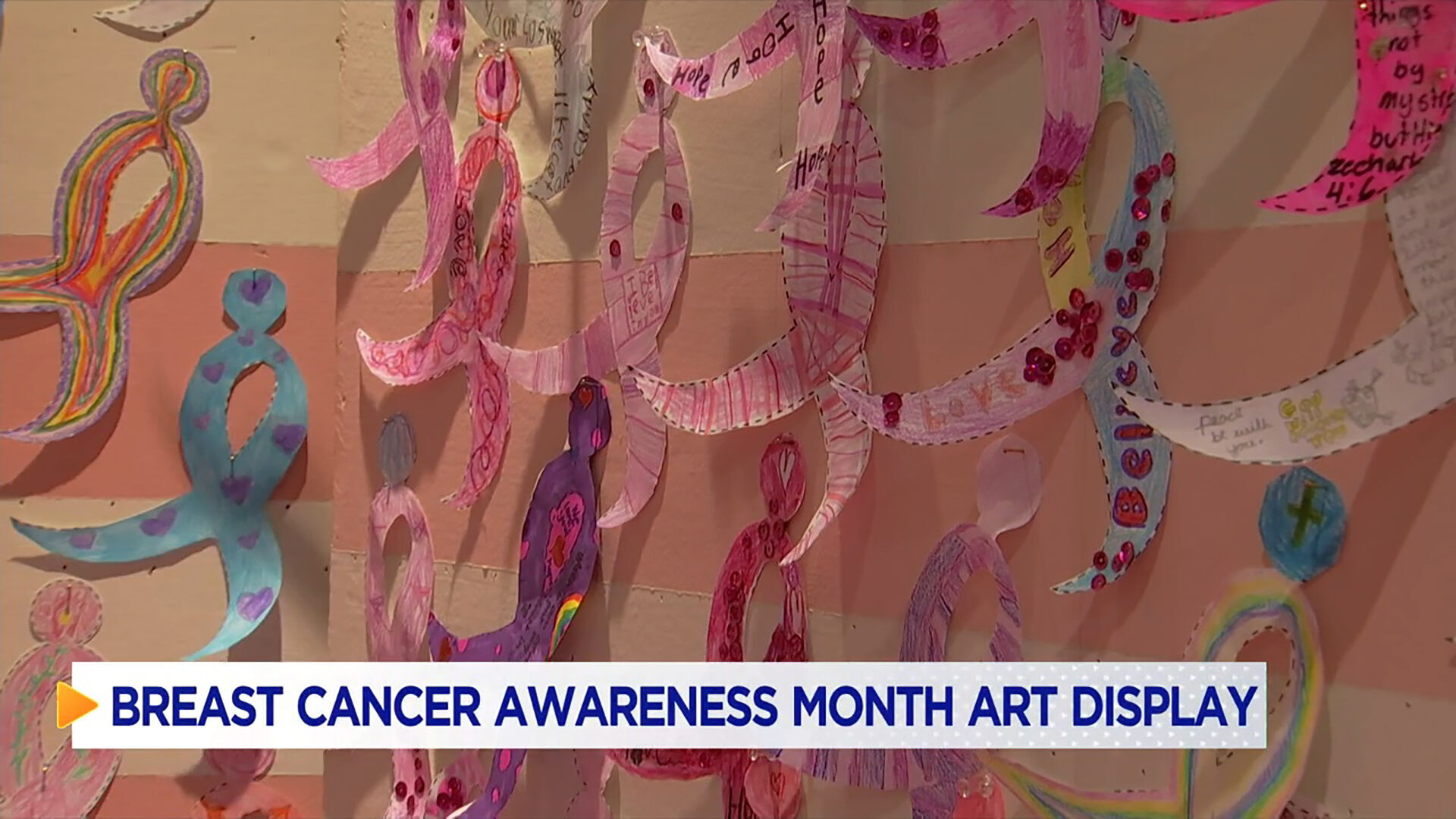 Student art on display at Hamilton Place Mall celebrates breast cancer fighters and survivors